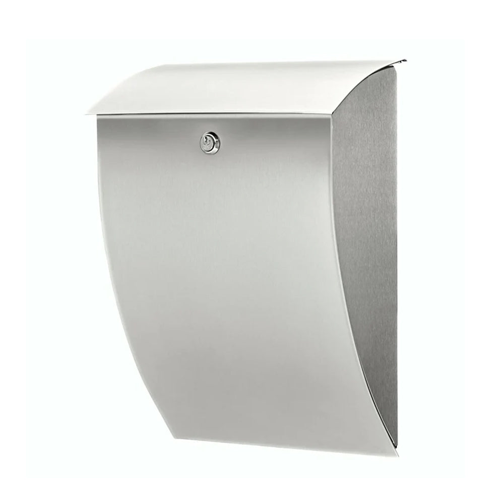 Burg-Wachter Milano Letter Box 488x352x182mm Stainless Steel 3483-ES