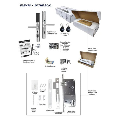 Lockton E-Series Smart Door Lock - Available in Various Finishes and Sizes
