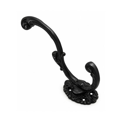 Superior Brass Hat and Coat Hook 100mm Iron Matt Black 2103