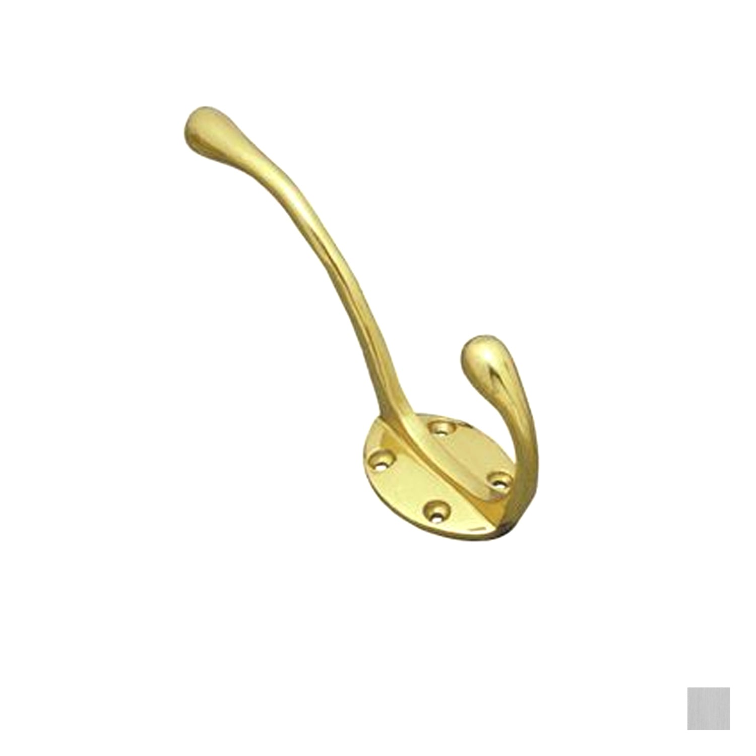 Superior Brass Hat and Coat Hook - Available in Various Finishes and Sizes