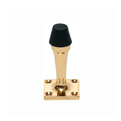 Austyle Door Stop Wall Mount 75mm - Available in Polished Brass and Polished Chrome