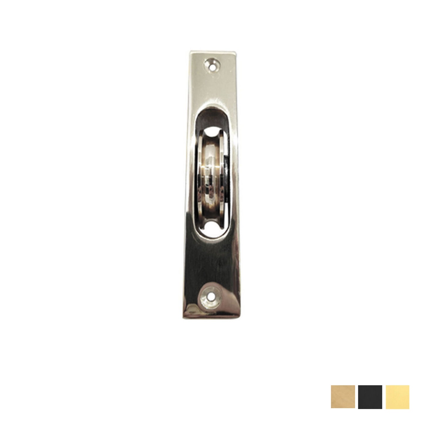 Superior Brass Sash Cord Pulley - Available in Various Finishes