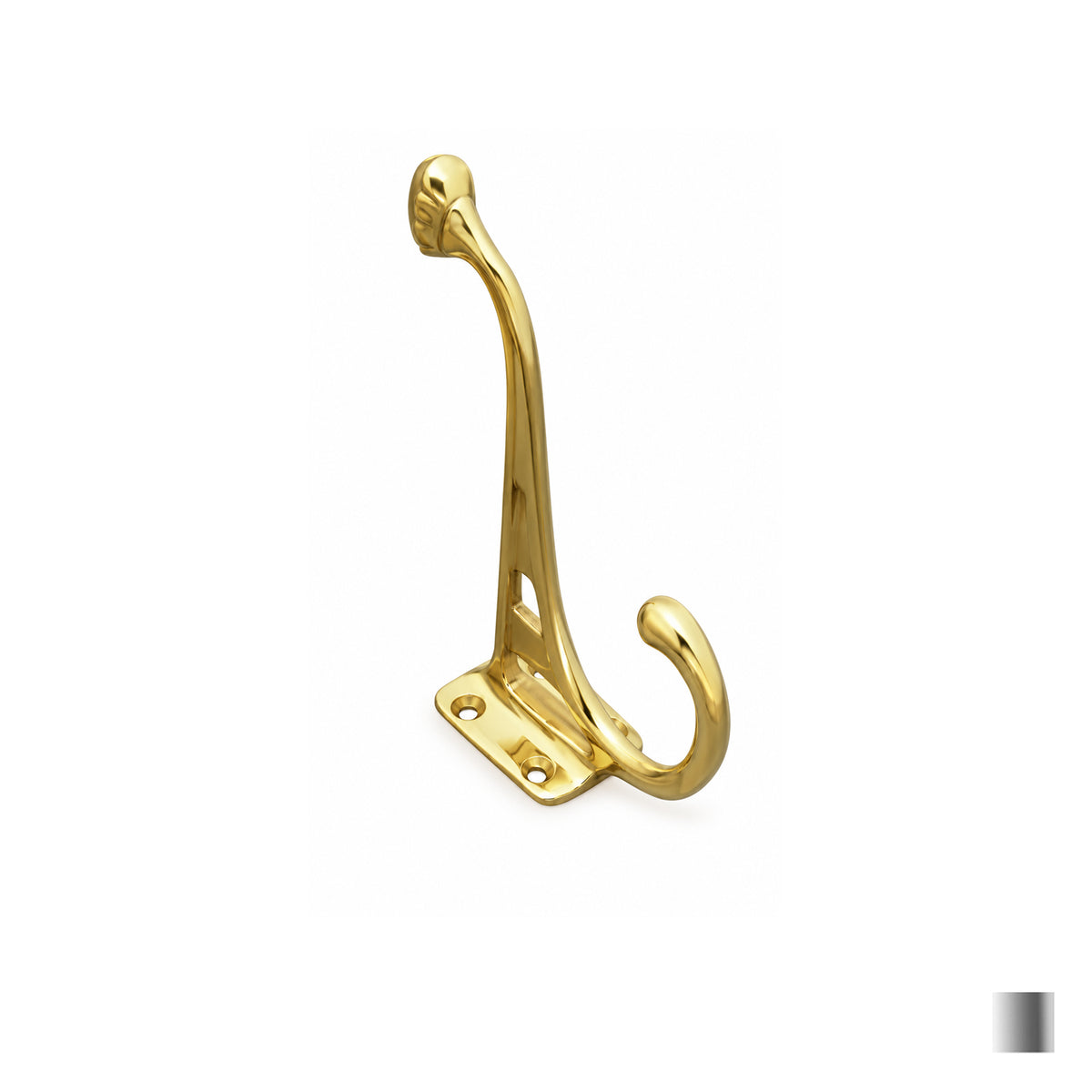 Superior Brass Hat And Coat Hook 110mm - Available in Various Finishes