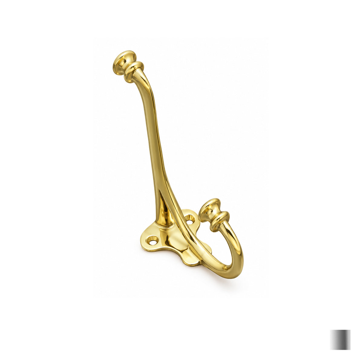 Superior Brass Hat And Coat Hook 105mm - Available in Various Finishes