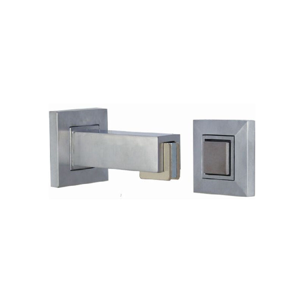 Austyle Magnetic Door Stop Wall Or Floor Mount Square - Available in Chrome Plate and Satin Chrome