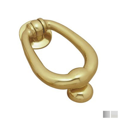 Superior Brass Contemporary Door Knocker - Available in Various Finishes and Sizes