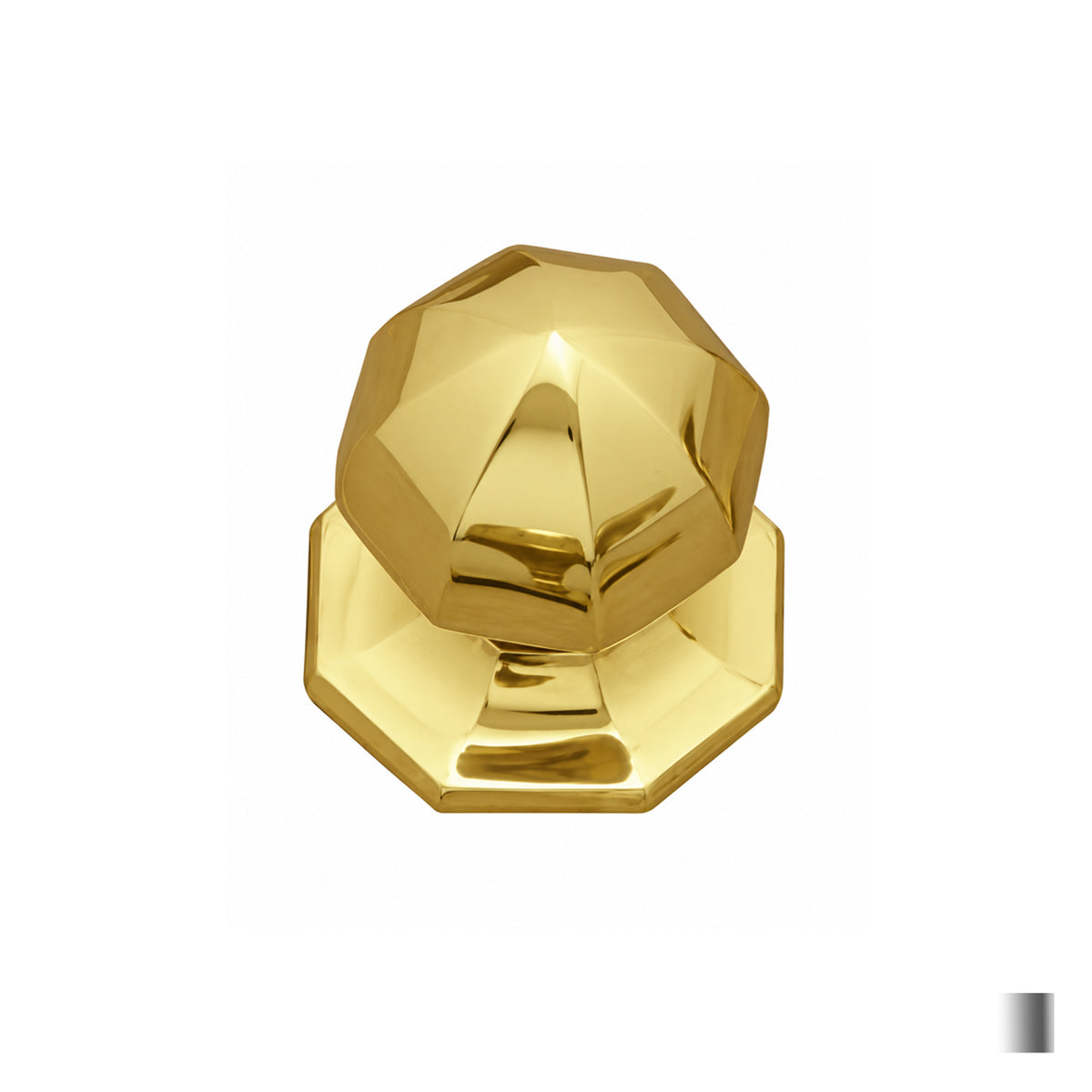 Superior Brass Centre Knob Octagonal 110mm - Available in Various Finishes