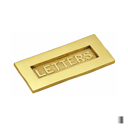 Superior Brass Letter Plate 85x195mm - Available in Various Finishes