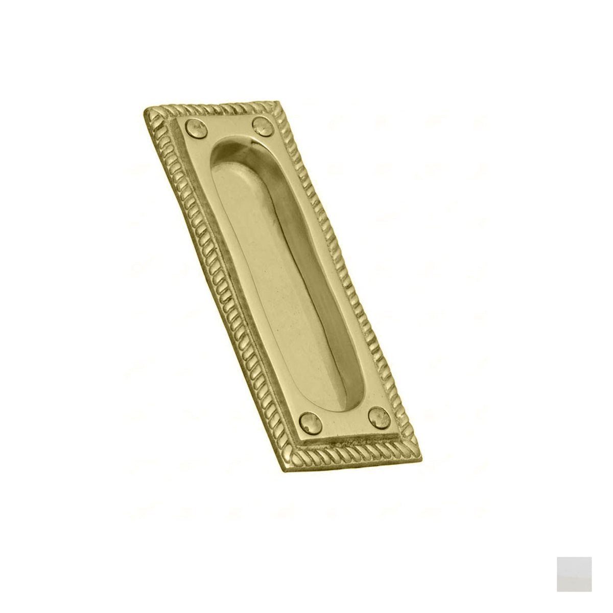 Superior Brass Georgian Flush Pull - Available in Various Finishes