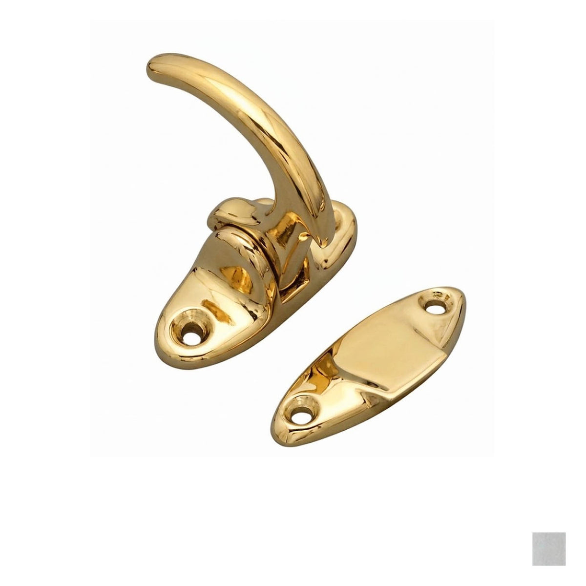 Superior Brass Window Spring Spur Catch - Available in Various Finishes