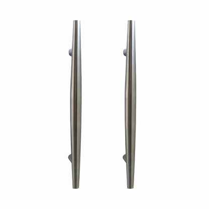 Austyle Entrance Tubular Ergonomic Door Pull Handle Pair Satin Stainless Steel
