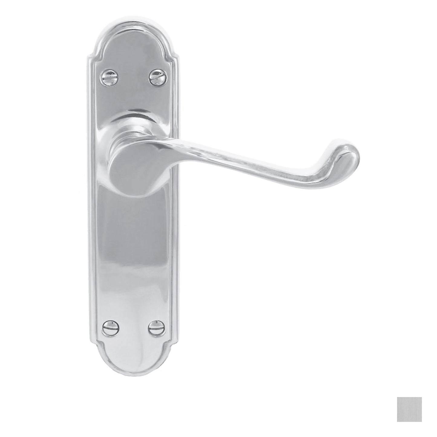 Superior Brass Door Lever on Plate Passage Set - Available in Various Finishes