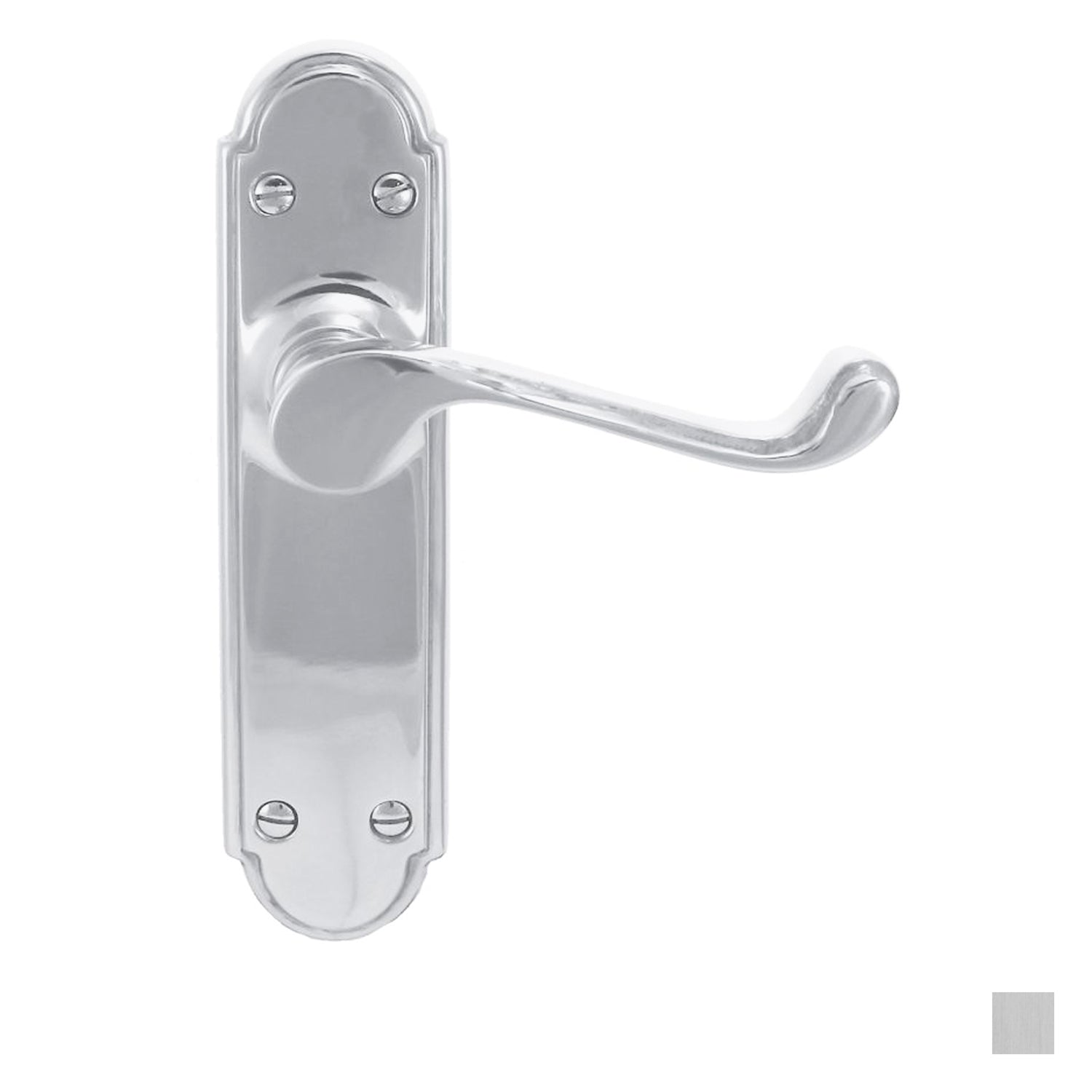 Superior Brass Door Lever on Plate Passage Set - Available in Various Finishes