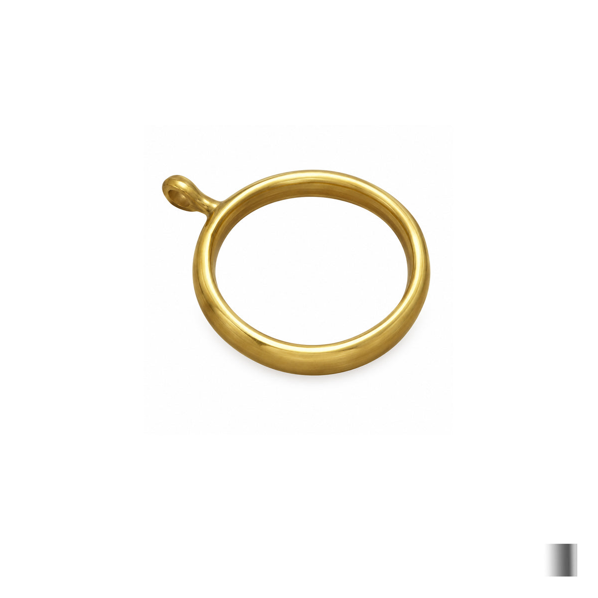 Superior Brass Curtain Ring 35mm - Available in Various Finishes