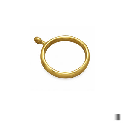 Superior Brass Curtain Ring 35mm - Available in Various Finishes