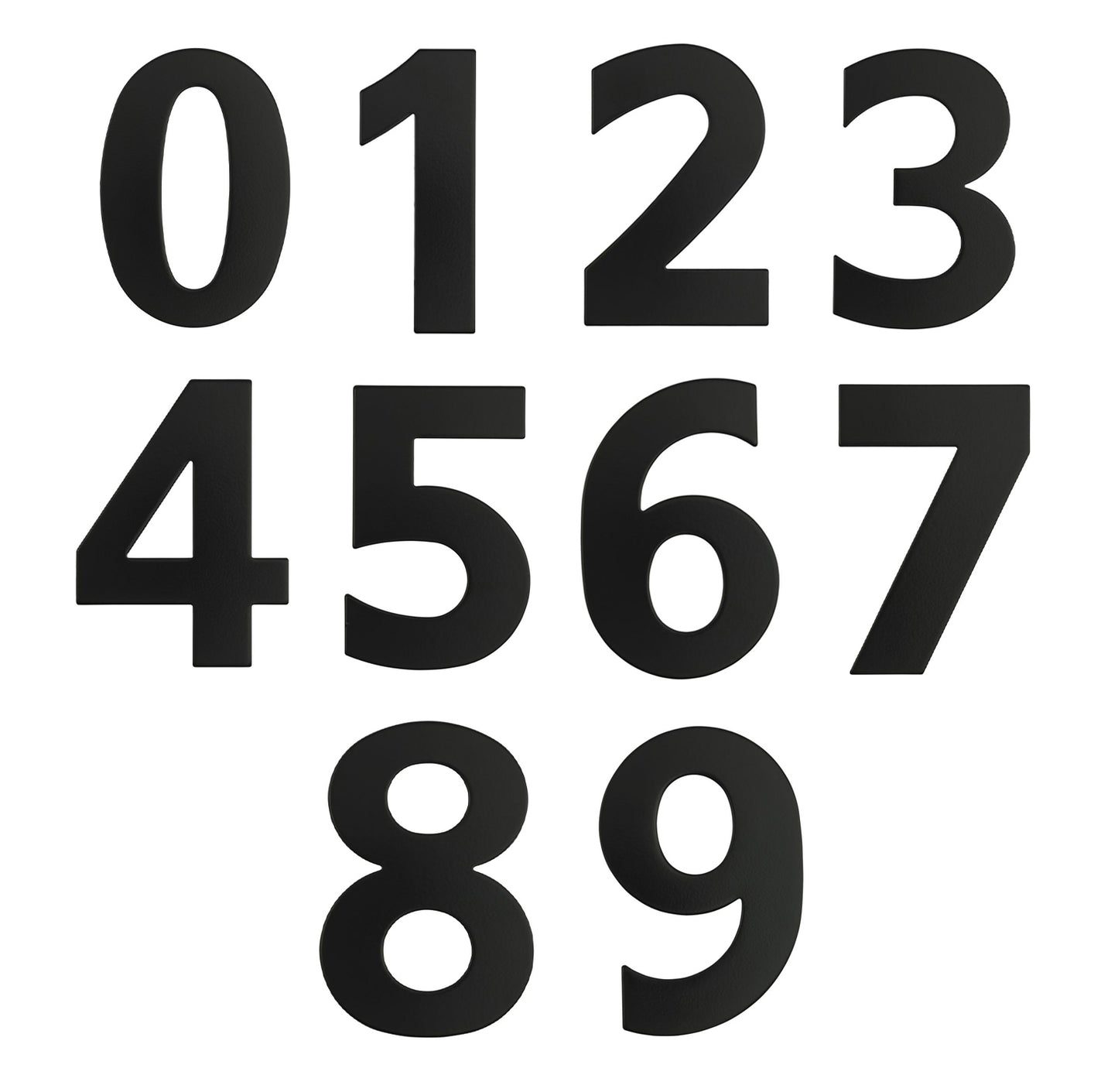 Austyle Architectural Numeral 0-9 130mm - Available in Various Finishes and Number
