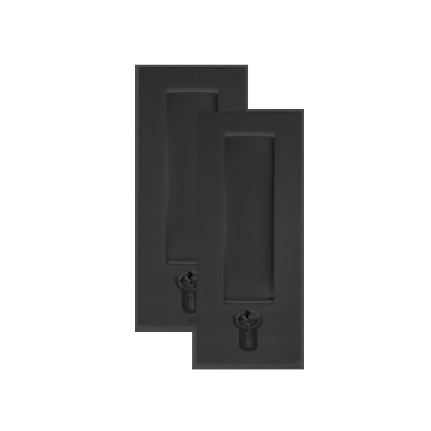 Austyle Euro Cylinder Sliding Door Lock Kit 45mm Backset Black 59087KIT