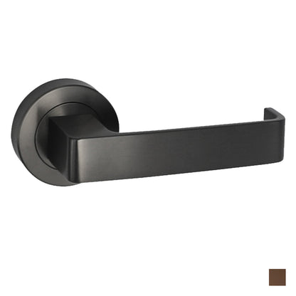 Austyle 315 Door Lever Set On Round Rose Passage/Privacy - Available in Various Finishes