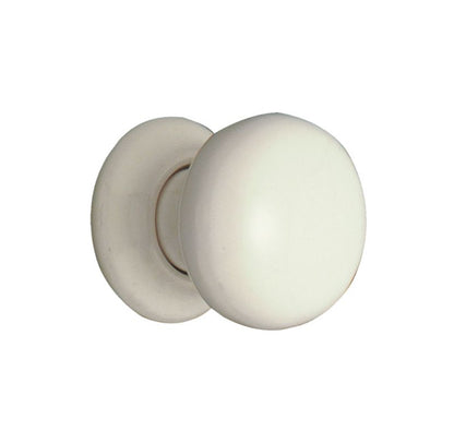 Superior Brass Porcelain Cupboard Knob 60mm - Available in Various Sizes