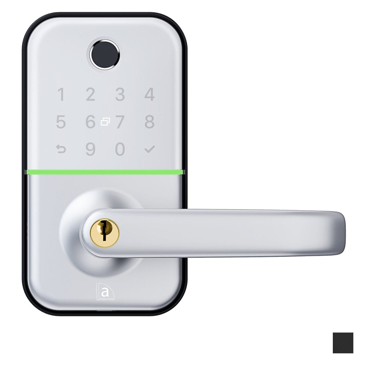 Austyle Smart Digital C4 Key In Lever Entrance Set - Available in Matt Black and Silver/White Finish