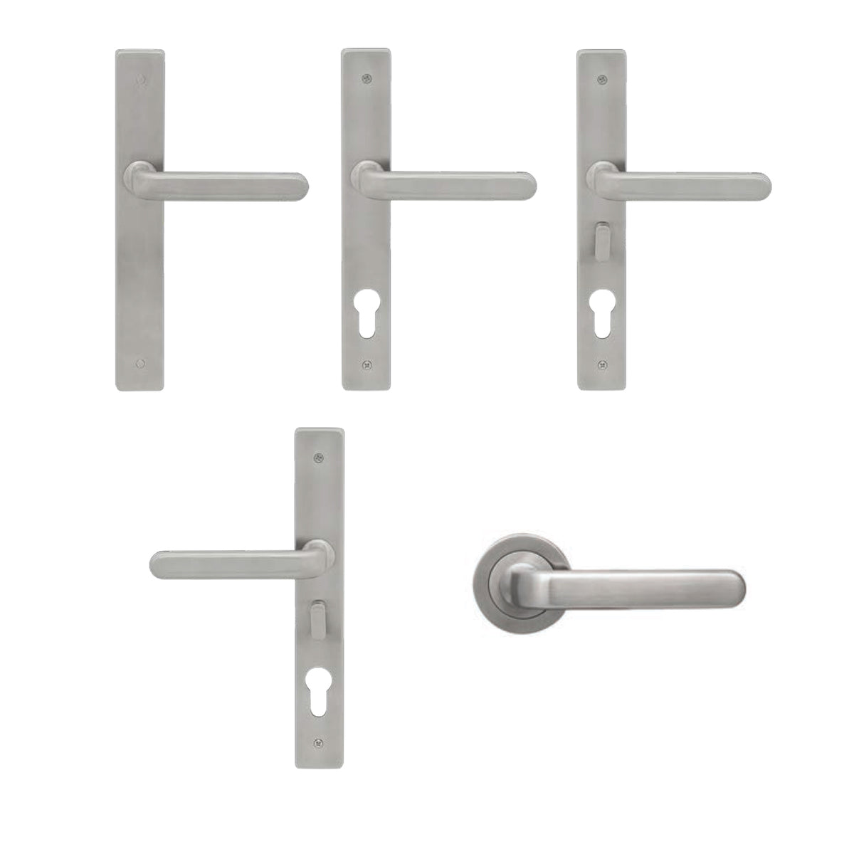 Austyle 316 Marine Grade Door Lever Handles Satin Stainless Steel 42334 - Customise to your needs