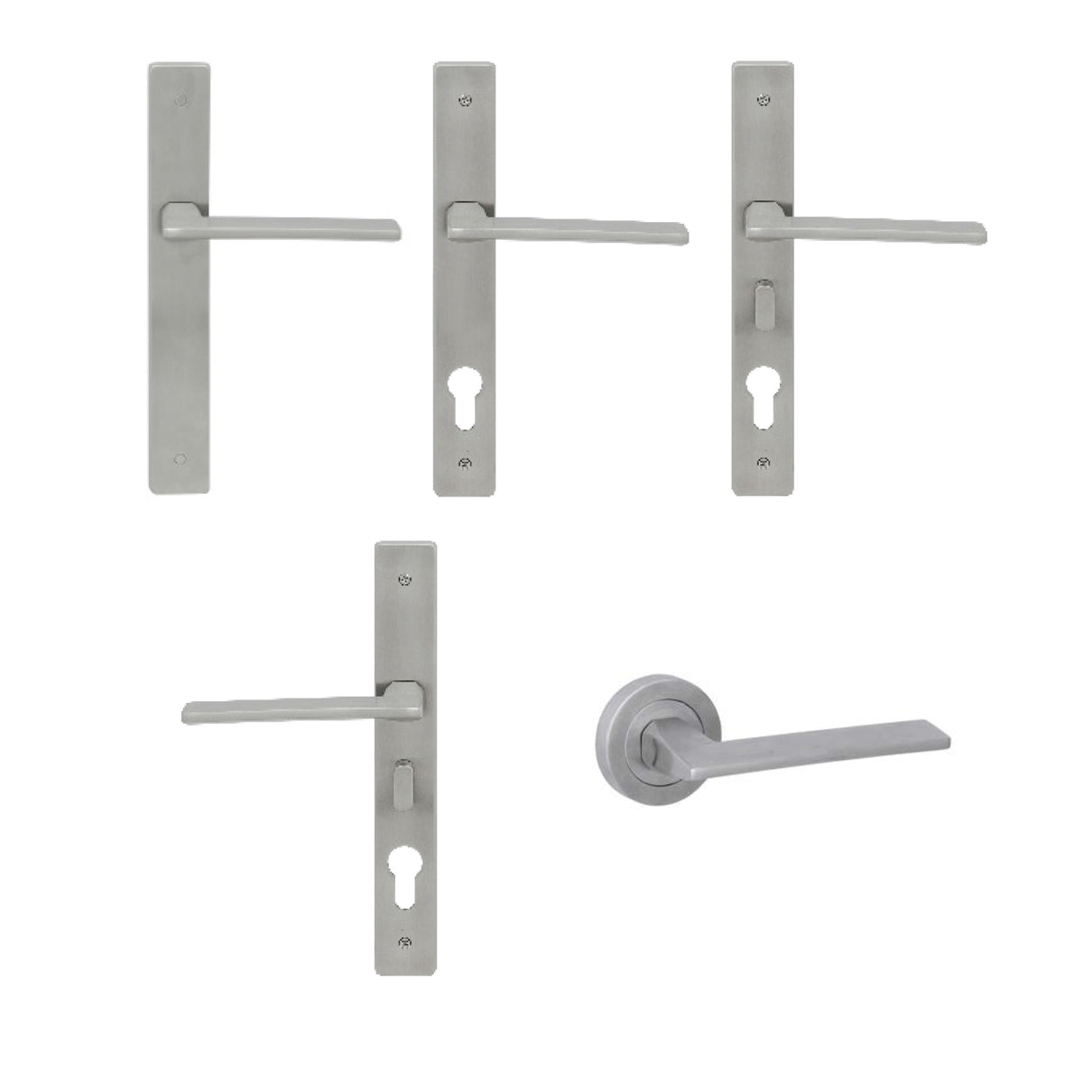 Austyle 316 Marine Grade Door Lever Handles Satin Stainless Steel 42355 - Customise to your needs