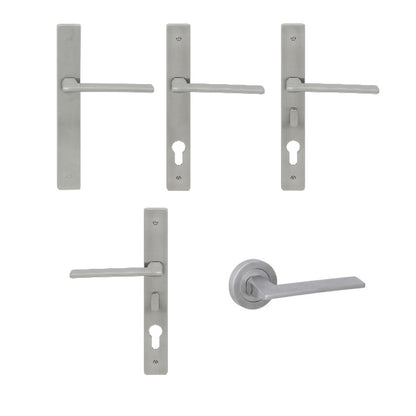 Austyle 316 Marine Grade Door Lever Handles Satin Stainless Steel 42355 - Customise to your needs