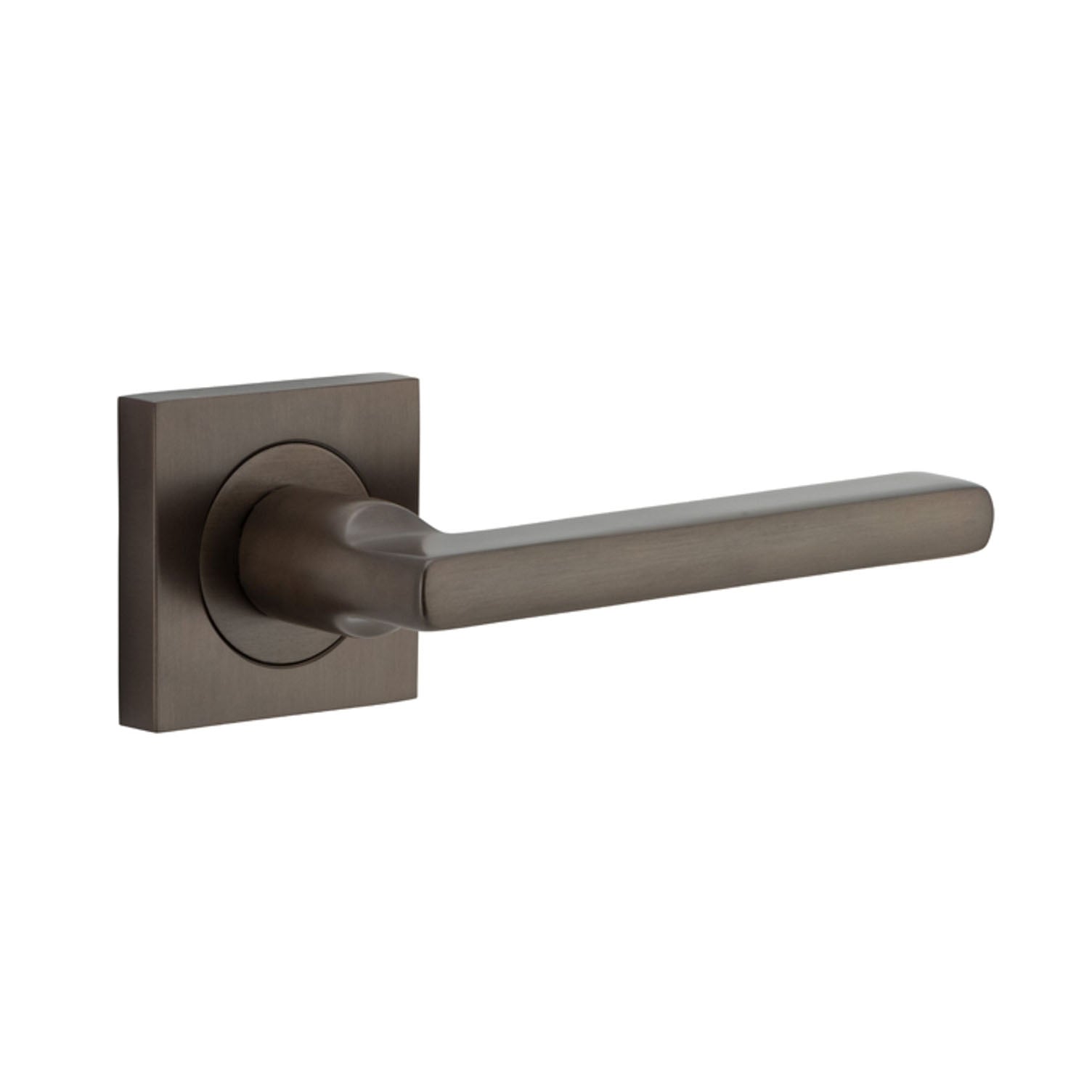 Iver Baltimore Door Lever Handle on Square Rose