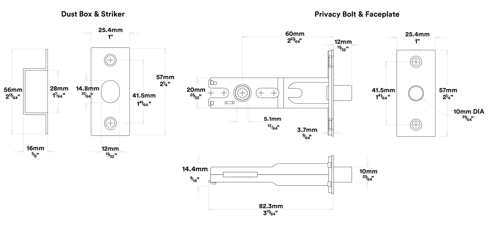 Iver Verona Door Lever Handle on Round Rose Privacy Kit - Available in Various Finishes