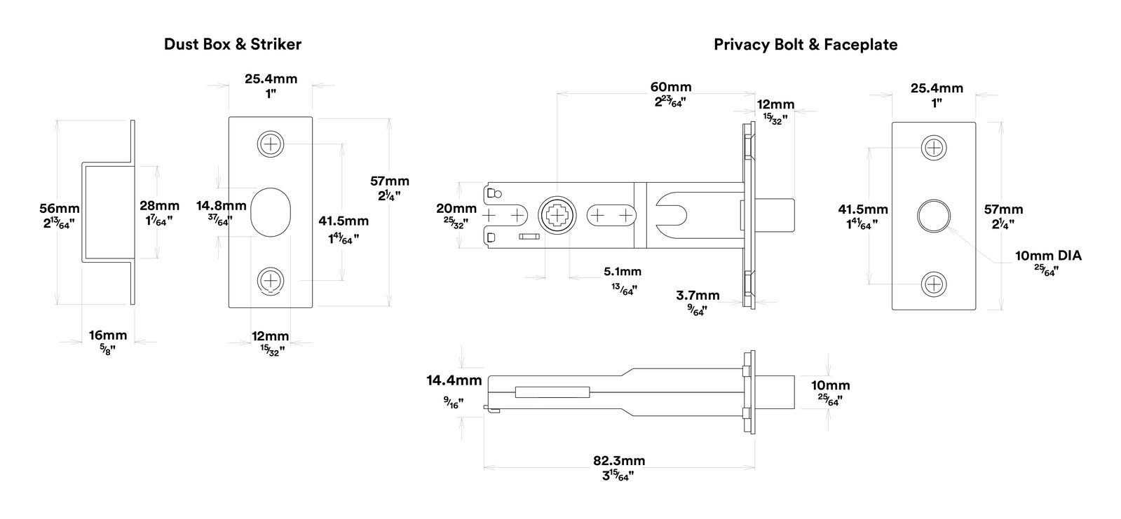 Iver Annecy Door Lever on Round Rose Privacy Kit - Available in Various Finishes