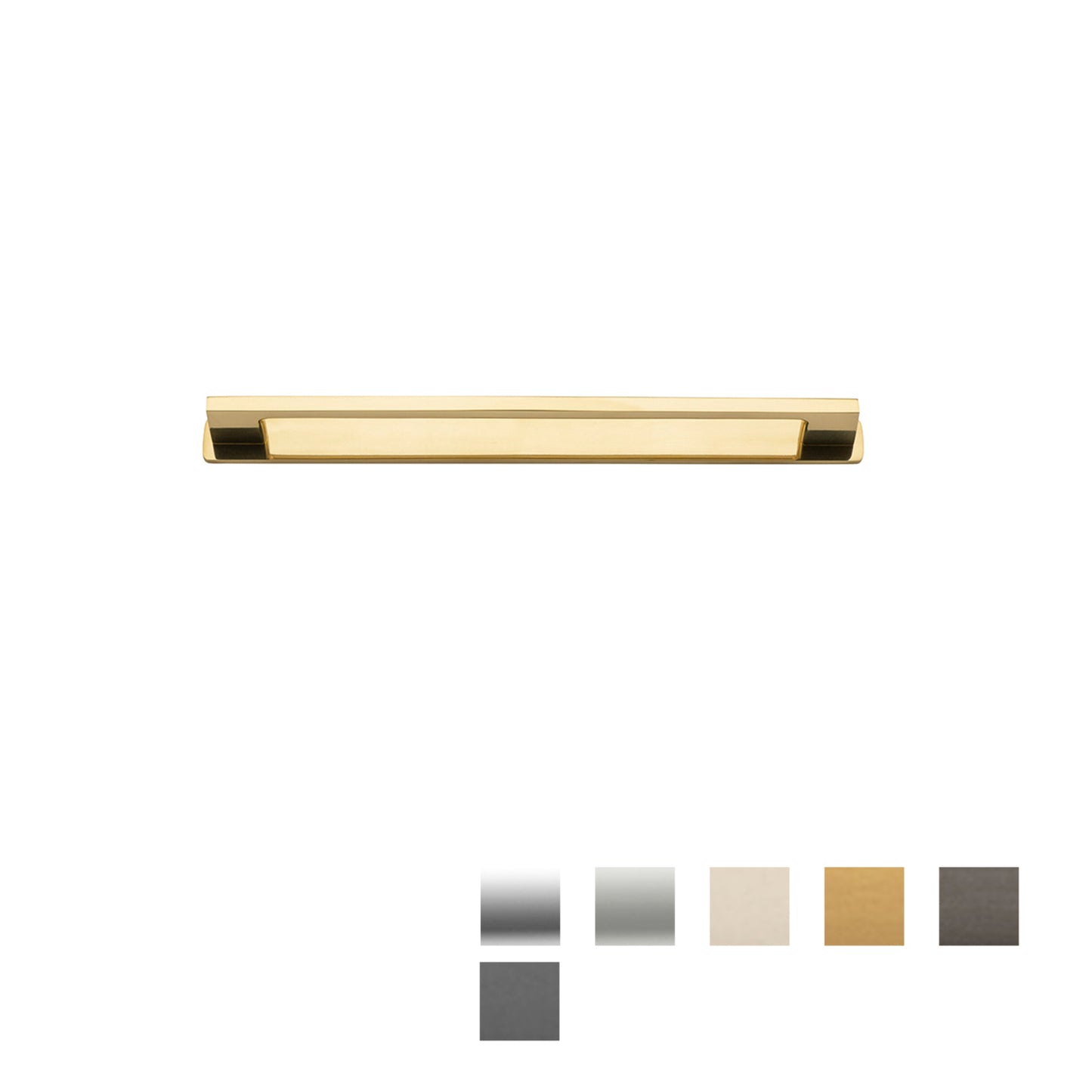Iver Cali Cabinet Pull with Backplate - Available in Various Finishes and Sizes