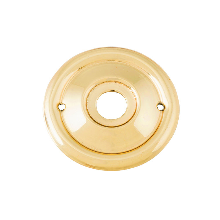Tradco 1029PB Backplate Pair SB Polished Brass 52mm