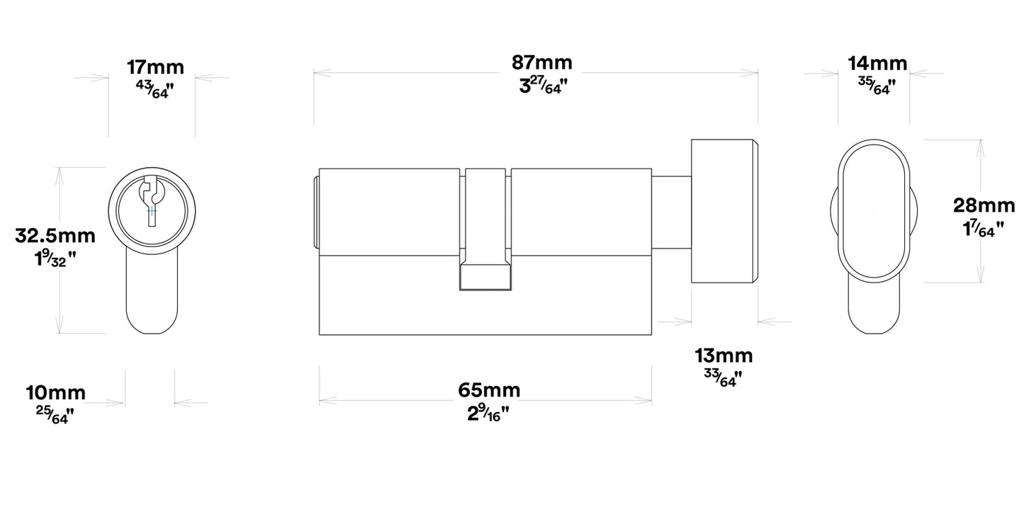 Iver Sarlat Door Lever Handle on Rectangular Backplate Entrance Kit Key/Thumb