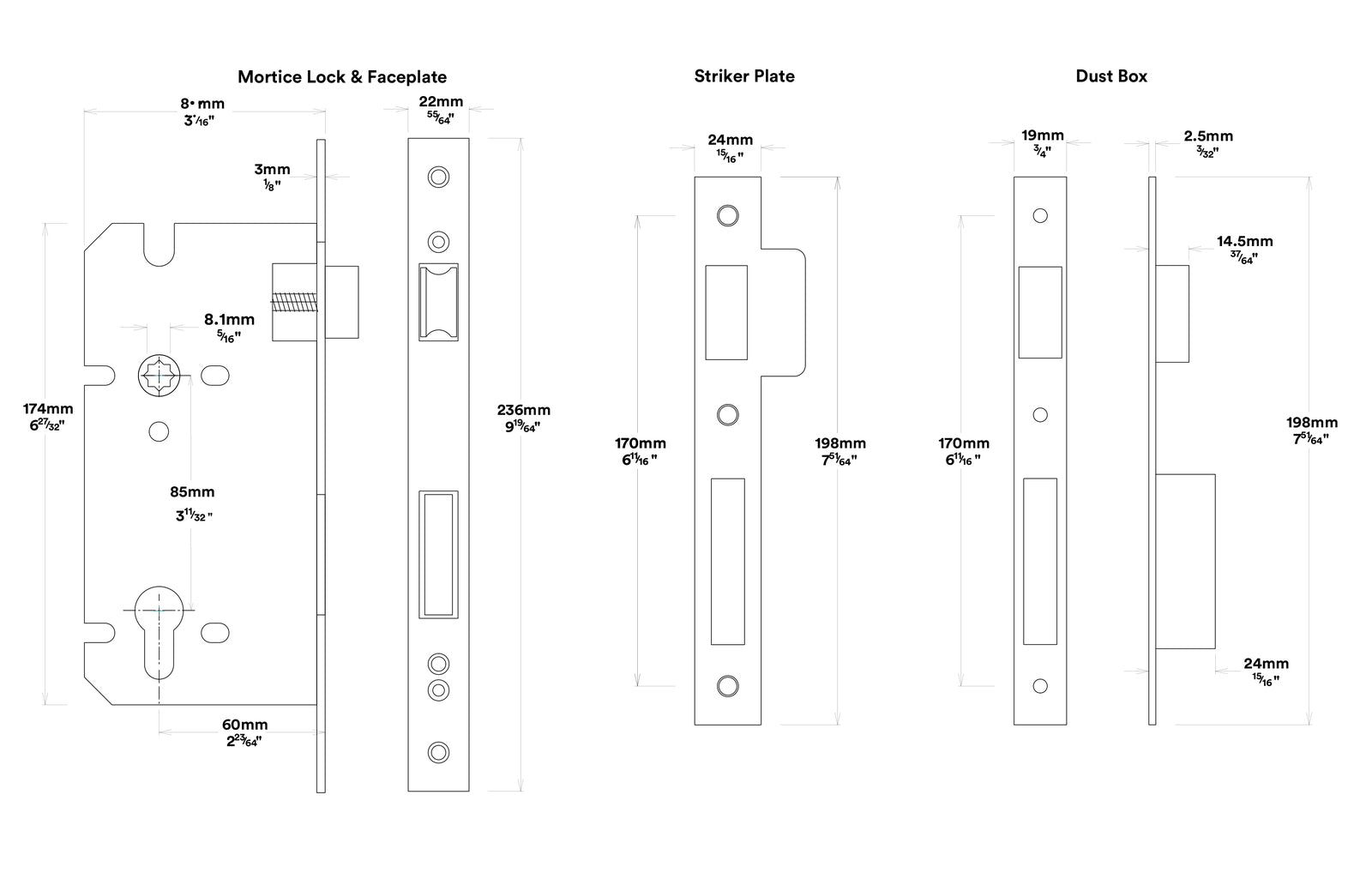 Iver Sarlat Door Lever Handle on Rectangular Backplate Entrance Kit Key/Thumb