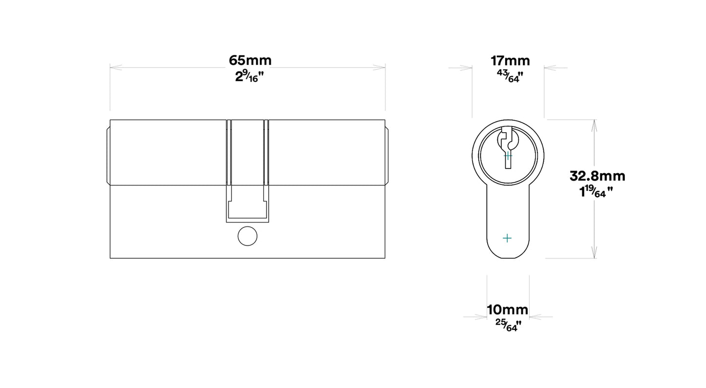 Iver Verona Door Lever Handle on Oval Backplate Entrance Kit Key/Key - Available in Various Finishes