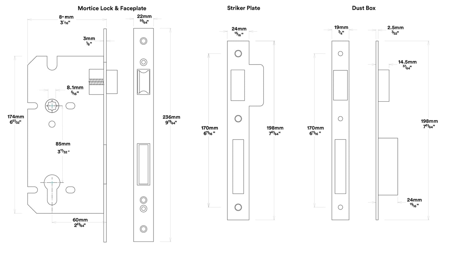 Iver Verona Door Lever Handle on Oval Backplate Entrance Kit Key/Thumb