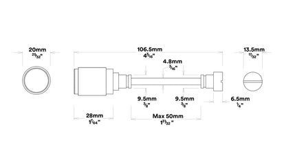 Iver Berlin Door Lever Handle on Oval Backplate Privacy Kit - Available in Various Finishes