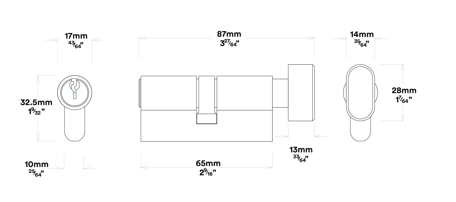 Iver Sarlat Door Lever Handle on Chamfered Backplate Entrance Kit Key/Thumb