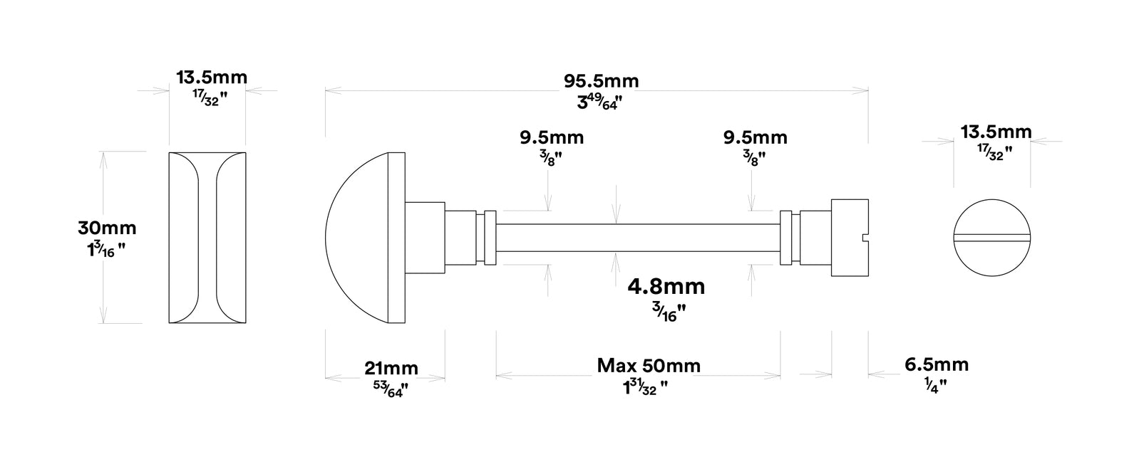 Iver Sarlat Door Lever Handle on Chamfered Backplate Privacy Kit - Available in Various Finishes