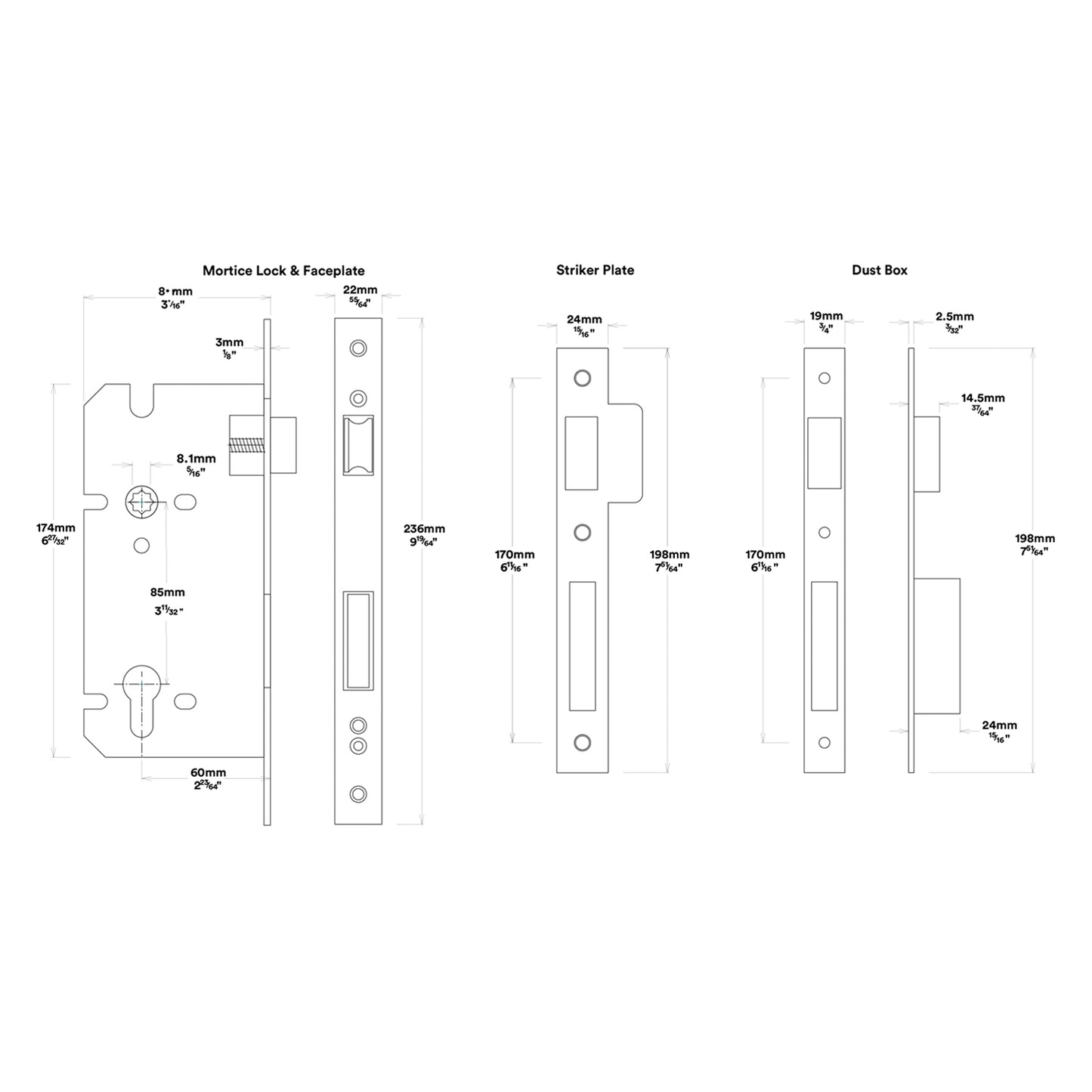Iver Paddington Door Knob on Stepped Backplate Entrance Kit Key/Key - Available in Various Finishes