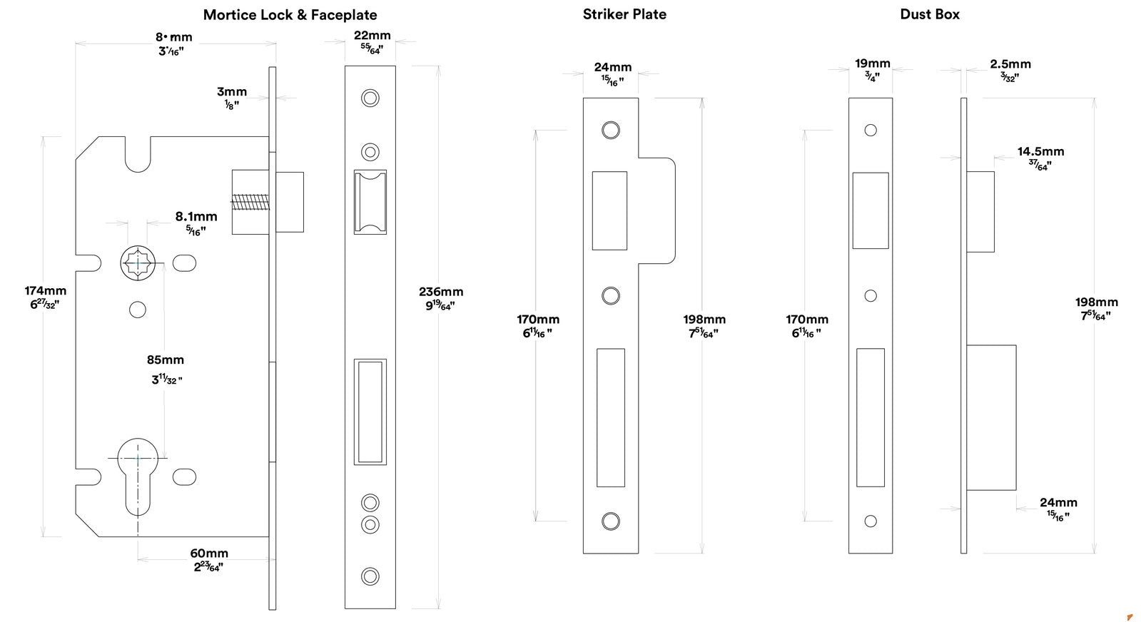 Iver Stirling Door Lever Handle on Shouldered Backplate Entrance Kit Key/Key