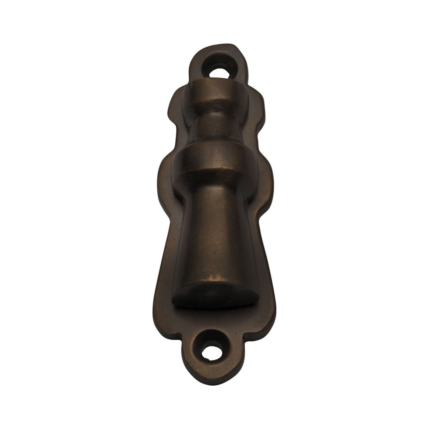 Tradco 1243AB Covered Escutcheon Antique Brass 60x20mm