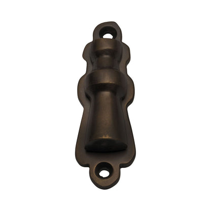 Tradco 1243AB Covered Escutcheon Antique Brass 60x20mm
