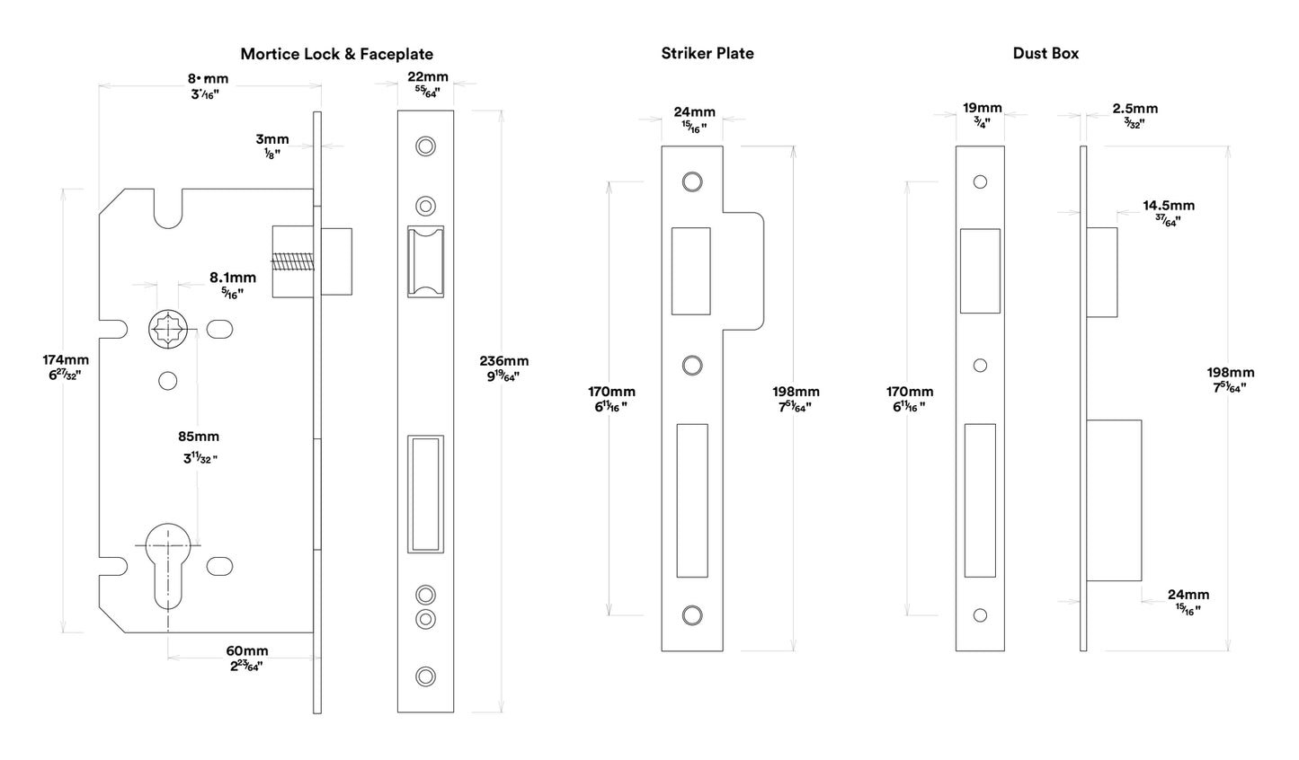 Iver Verona Door Lever on Shouldered Backplate Entrance Kit Key/Thumb