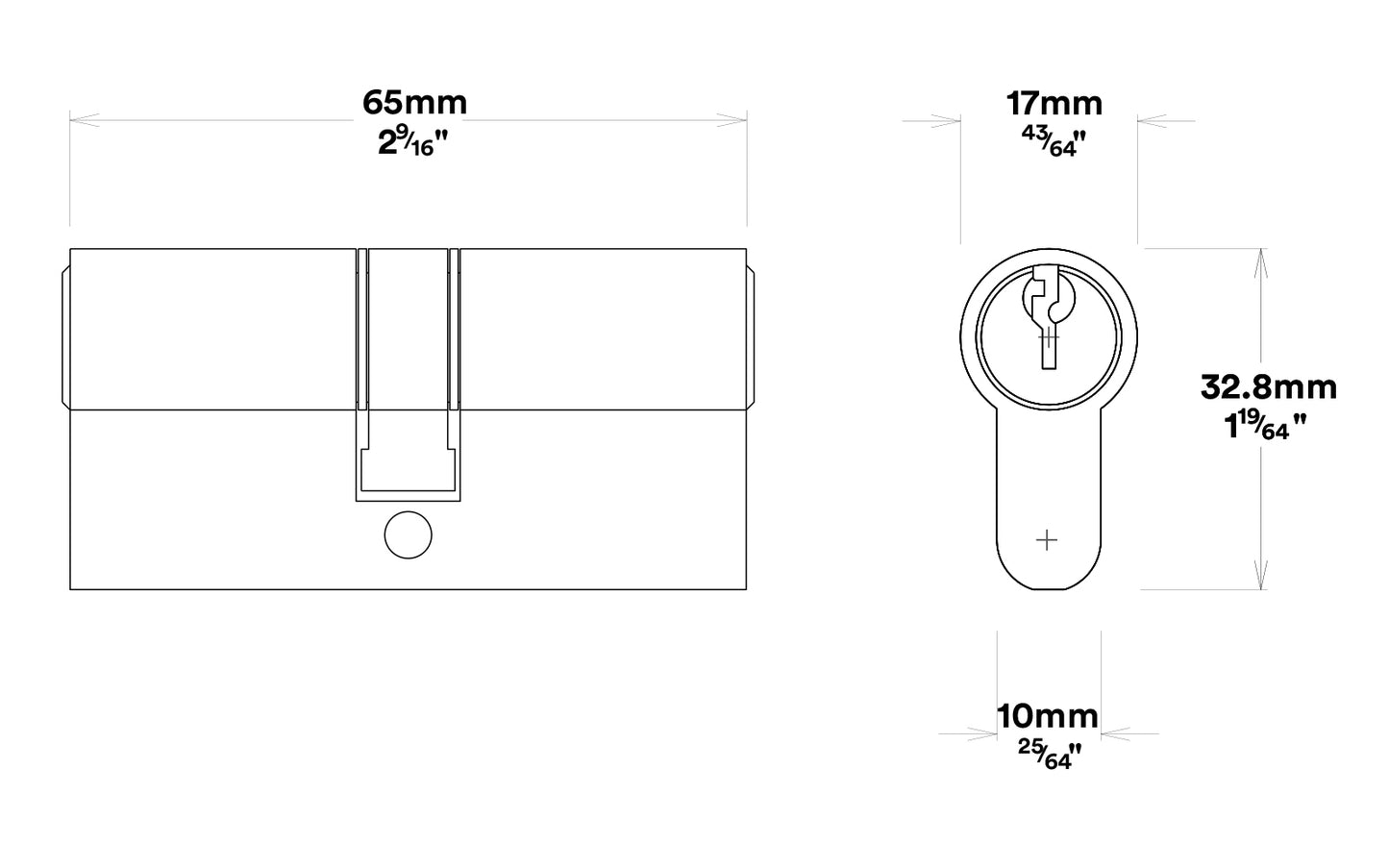 Iver Baltimore Door Lever on Oval Backplate Entrance Kit Key/Key - Available in Various Finishes