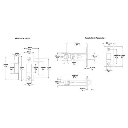 Iver Sarlat Door Lever on Oval Backplate Privacy Kit with Turn - Available in Various Finishes