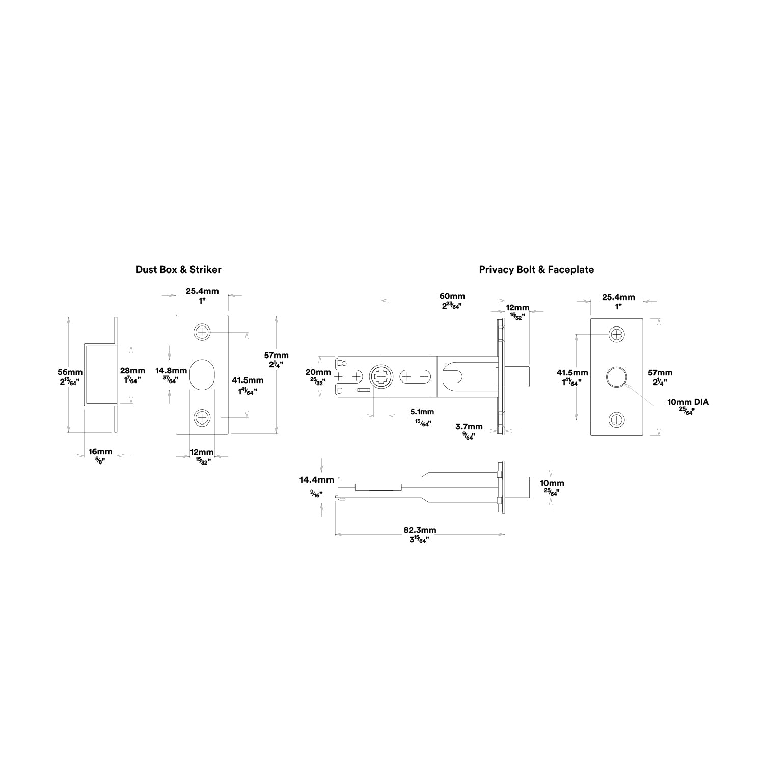 Iver Paddington Door Knob on Oval Backplate Privacy Kit with Turn - Available in Various Finishes