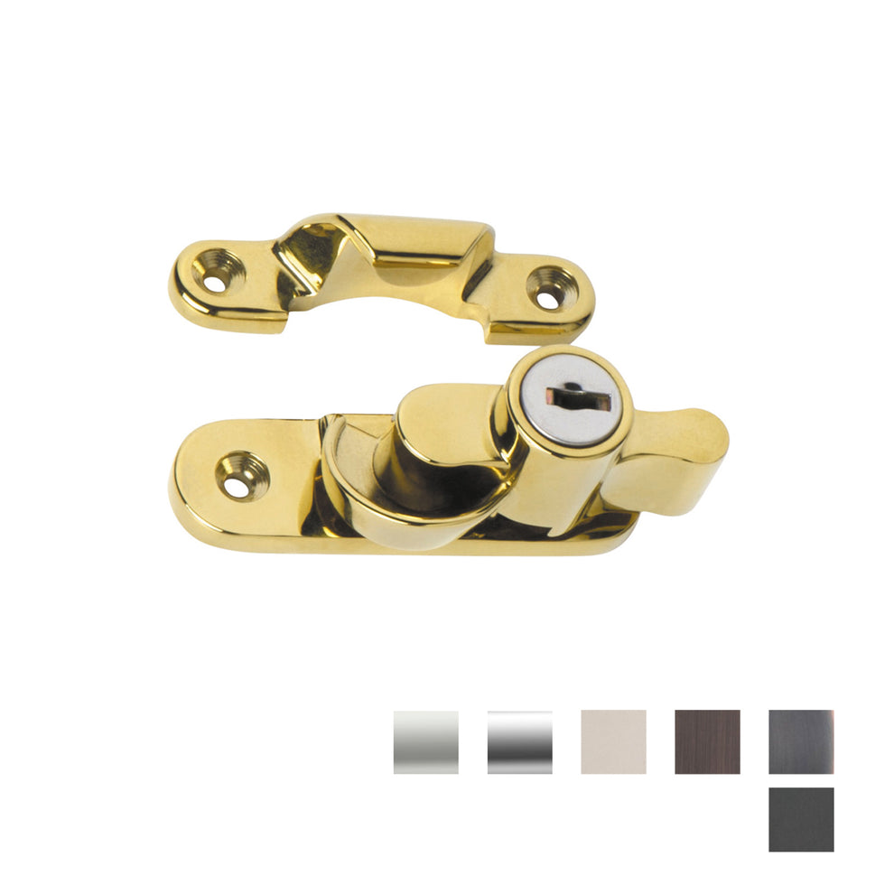 Tradco Key Operated Locking Sash Fastener - Available In Various Finis ...