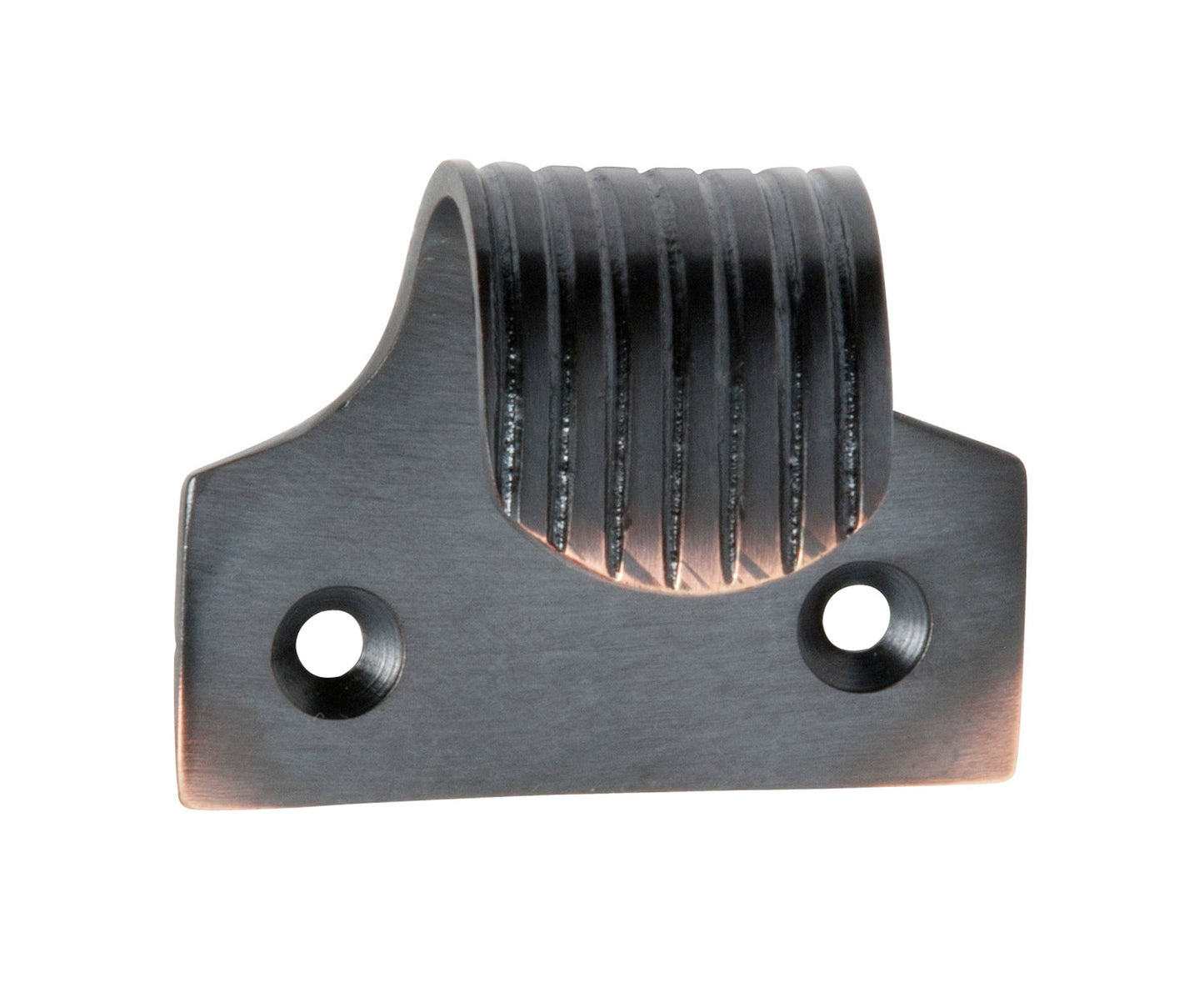 Tradco Sash Lift Reeded Antique Copper 1645