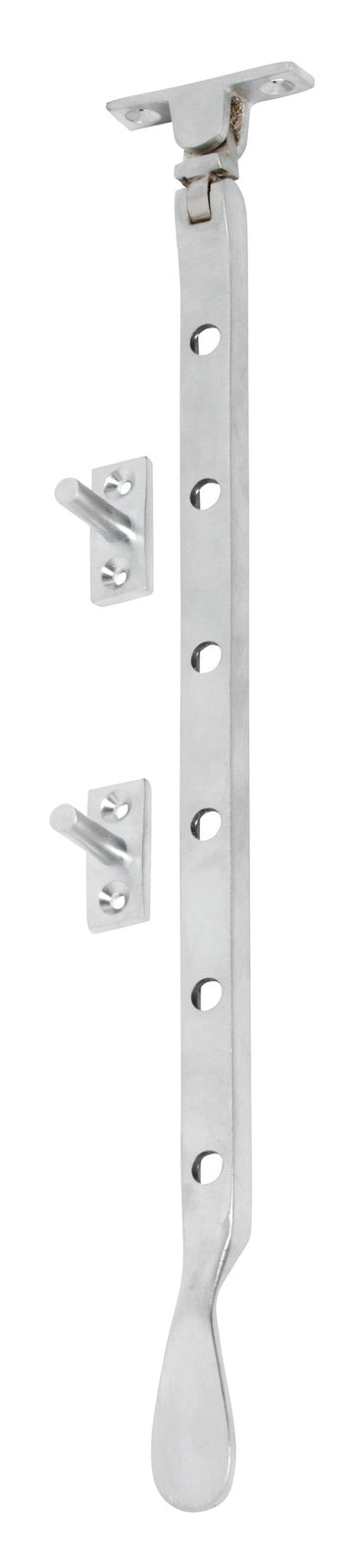 Tradco Casement Stay Satin Chrome 300mm 1729